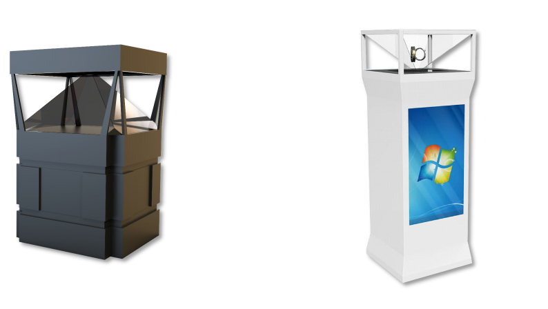 “360度全息投影柜”